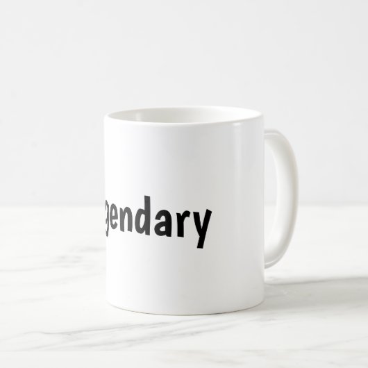 Legendary Coffee Mok (Voorkant rechts)