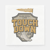 Legendary College-Football tikt naar beneden Servet (Voorkant)