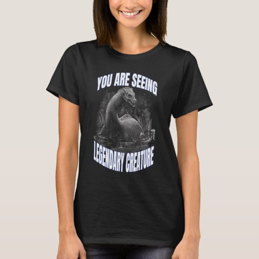 Legendary Creature Vrouwen Zwart T-shirt (Voorkant)