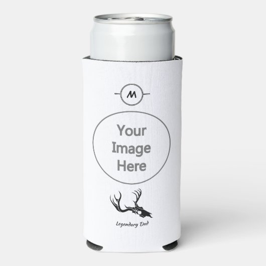 Legendary Dad Best to Par Black Buck Skull Seltzer Blikjeskoeler (Seltzer Achterkant)