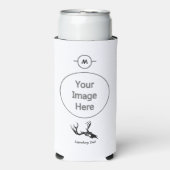 Legendary Dad Best to Par Black Buck Skull Seltzer Blikjeskoeler (Seltzer Voorkant)