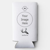 Legendary Dad Best to Par Black Buck Skull Seltzer Blikjeskoeler (Achterkant)