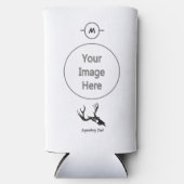 Legendary Dad Best to Par Black Buck Skull Seltzer Blikjeskoeler (Voorkant)