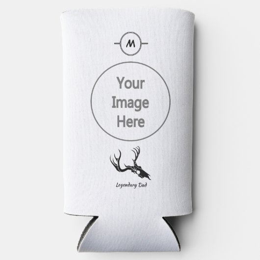 Legendary Dad Best to Par Black Buck Skull Seltzer Blikjeskoeler (Voorkant)