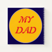Legendary Dad - Premium Notitieboek (Achterkant)