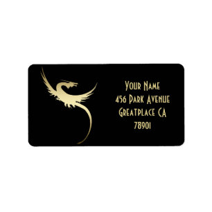 Legendary Dragon Address Lable Etiket