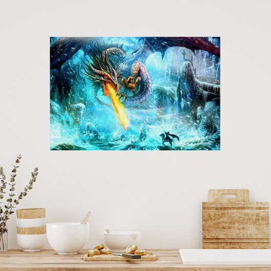 Legendary Dragon Poster (Keuken)