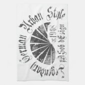Legendary Duitse Stedelijke Stijl Theedoek (Verticaal)