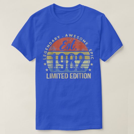 Legendary Est 1982 Limited Edition T-shirt (Design voorkant)
