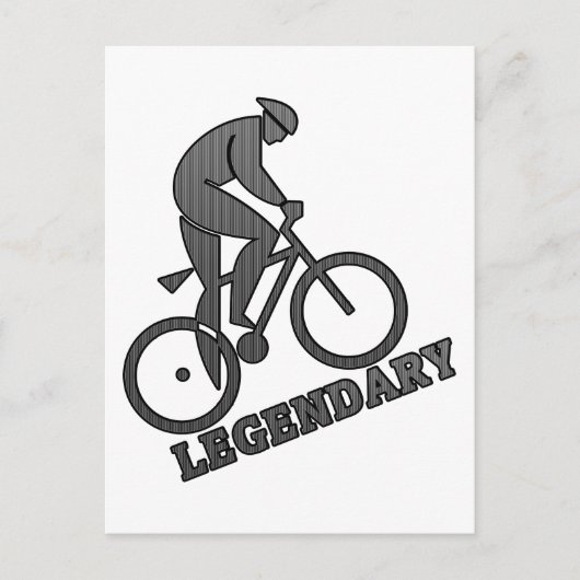 Legendary fietsen briefkaart (Voorkant)