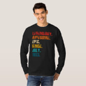 Legendary Geweldige epic from Juli 1953 Retro Styl T-shirt (Voorkant volledig)