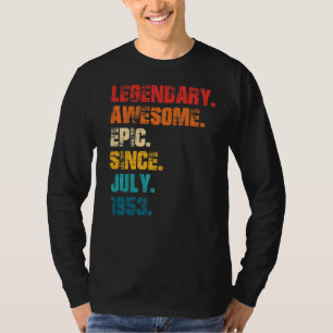 Legendary Geweldige epic from Juli 1953 Retro Styl T-shirt