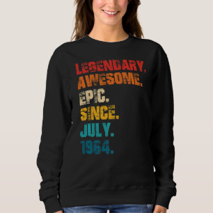 Legendary Geweldige epic from Juli 1964 Retro Styl Trui