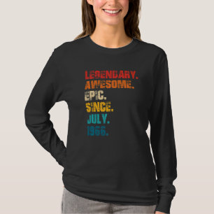 Legendary Geweldige epic from Juli 1966 Retro Styl T-shirt