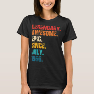 Legendary Geweldige epic from Juli 1966 Retro Styl T-shirt