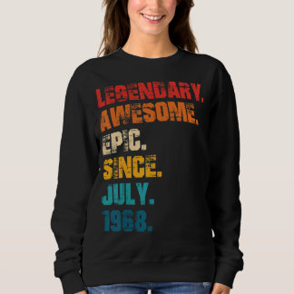 Legendary Geweldige epic from Juli 1968 Retro Styl Trui
