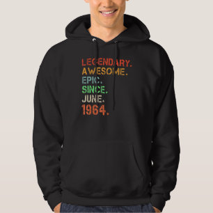 Legendary Geweldige epic from June 1964 Retro Birt Hoodie