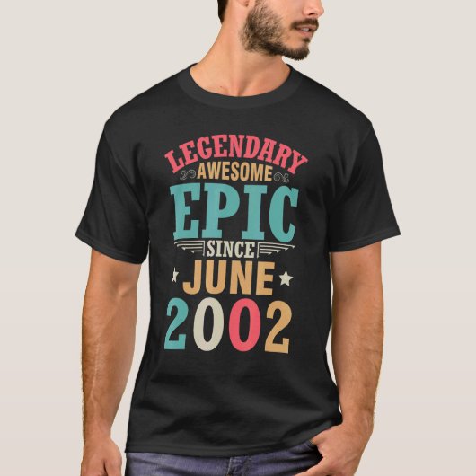 Legendary Geweldige epic sinds 2002, 20.00 uur T-shirt (Voorkant)