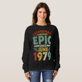 Legendary Geweldige epic sinds juni 1979, geboorte Trui (Voorkant volledig)
