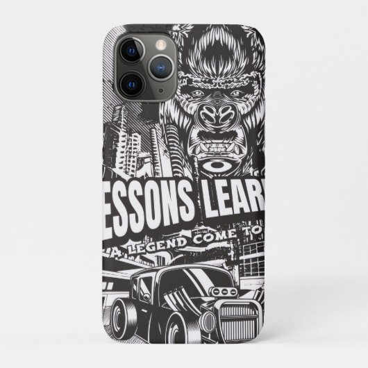 Legendary Gorilla Lessen Leren iPhone Hoesje (Achterkant)