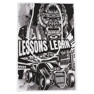 LEGENDARY GORILLA LESSONS LEARN (M) GIFT BAG MEDIUM CADEAUZAKJE