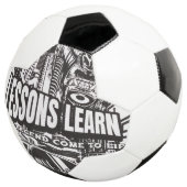 LEGENDARY GORILLA LESSONS LEARN SOCCER BALL  VOETBAL (Drie kwart)