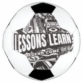 LEGENDARY GORILLA LESSONS LEARN SOCCER BALL VOETBAL (Voorkant)