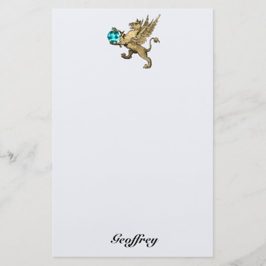 Legendary Griffin Stationery Briefpapier (Voorkant)