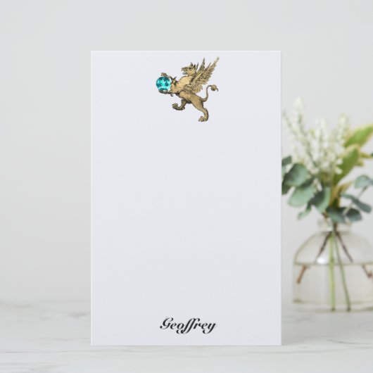 Legendary Griffin Stationery Briefpapier (Staand voorkant)