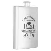 Legendary Grill Master BBQ Gepersonaliseerde Naam Flacon (Rechts)