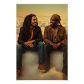 Legendary Hip-Hop & Reggae Icons in the Clouds  Perfect Poster (Voorkant)