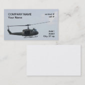 Legendary huey helikopter visitekaartje (Voorkant / Achterkant)