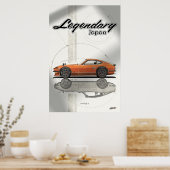 Legendary Japan Fairlady Z 240z S30 Poster (Keuken)