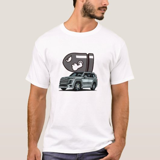 Legendary japanese Land Cruiser Rando kuruza Samur T-shirt (Voorkant)