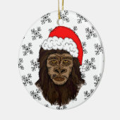 Legendary Kerstmis en Squatchy nieuwjaar Keramisch Ornament (Links)