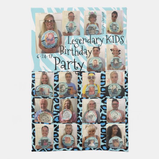 Legendary Kinderen Birthday Partij Theedoek (Verticaal)