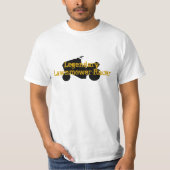 Legendary Lawnmower Racer - V2 T-shirt (Voorkant)
