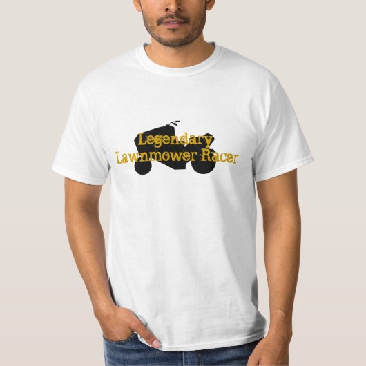 Legendary Lawnmower Racer - V2 T-shirt (Voorkant)