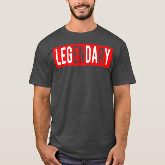 LEGENDARY LEG DAY leuke gym-out T-shirt (Voorkant)