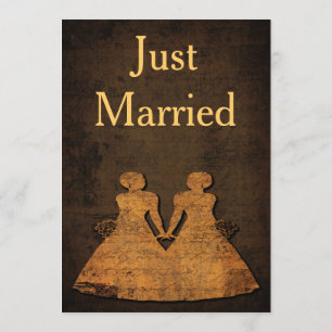 Legendary Love Gay Wedding Reception Uitnodiging