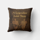 Legendary Love Grooms Pillow Gay Wedding Gift Kussen (Achterkant)