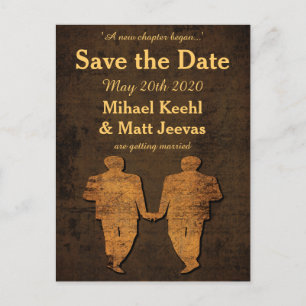 Legendary Love Save the Date Briefkaart Gay Weddin