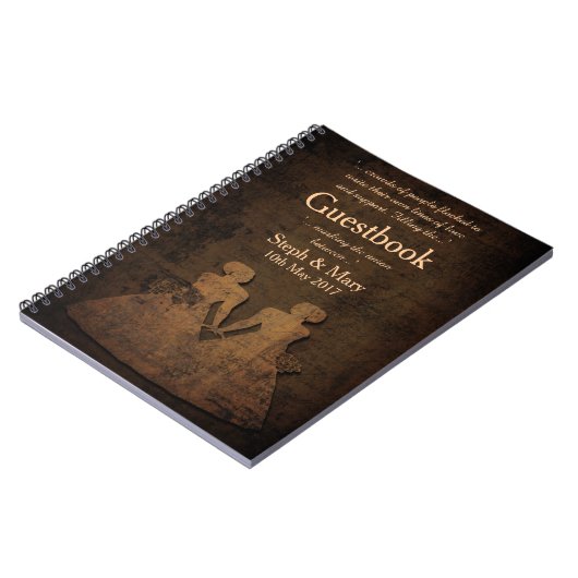 Legendary Love Story Lesbian Wedding Guestbook Notitieboek (Linkerzijde)