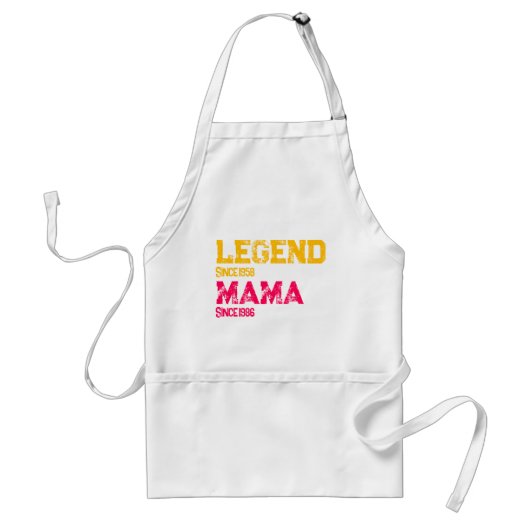 Legendary Mama Vintage Moederdag Standaard Schort (Voorkant)
