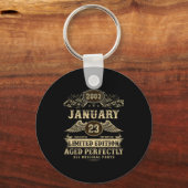 Legendary Man Born January 2003 23rd Birthday Sleutelhanger (Voorkant)