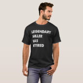 Legendary Miller is met pensioen T-shirt (Voorkant volledig)