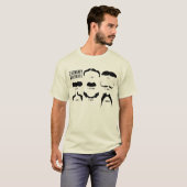 Legendary Mustache T Shirt (Voorkant volledig)