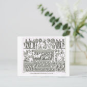 Legendary mythological figures, Griekenland en Rom Briefkaart (Staand voorkant)