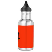 Legendary No. 14 in oranje en zwart Waterfles (Rechts)