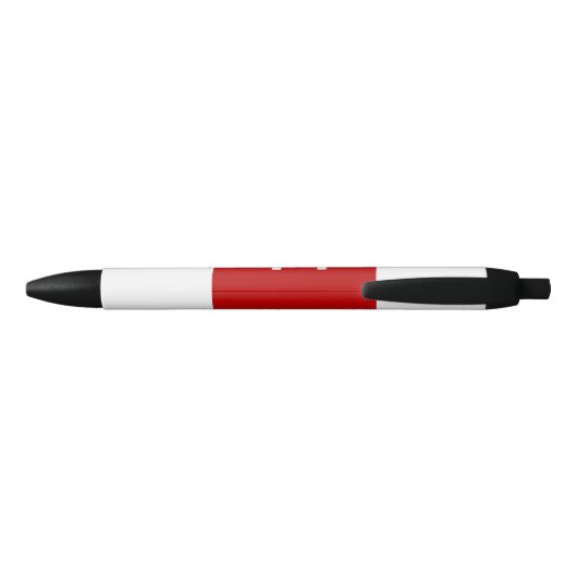 Legendary No. 14 in rood en wit Zwarte Inkt Pen (Achterkant)
